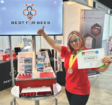 ProtectaBEE Innovation Earns Ontario Start-Up Silver Medal at Global Beekeeping Awards